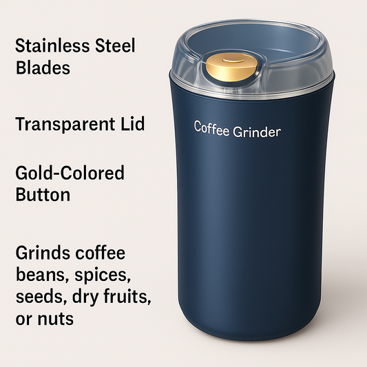 Electric Coffee & Multipurpose Grinder – Compact Power, Maximum Freshness
