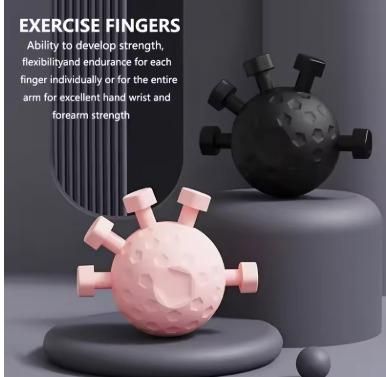Finger Grip Strengthener Ball – Multi-Resistance Hand Trainer