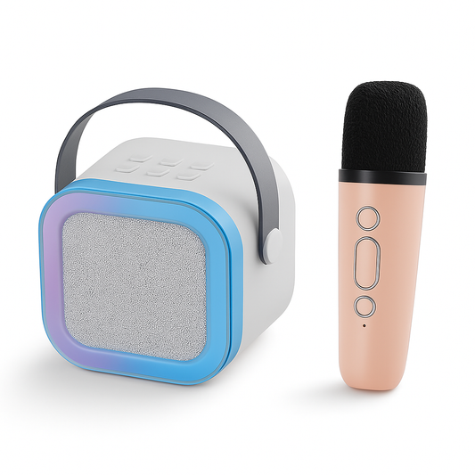Portable Wireless Karaoke Speaker with Microphone – Bluetooth Sound System for Parties